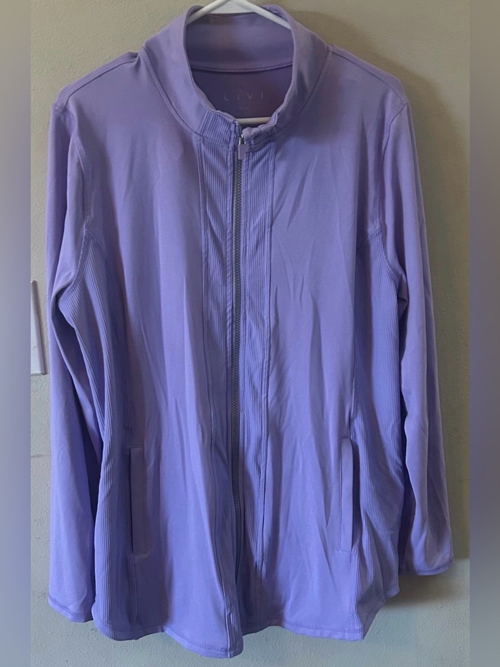 Lavender Full-Zip Women's Jacket size 18/20 - Picture 1 of 1